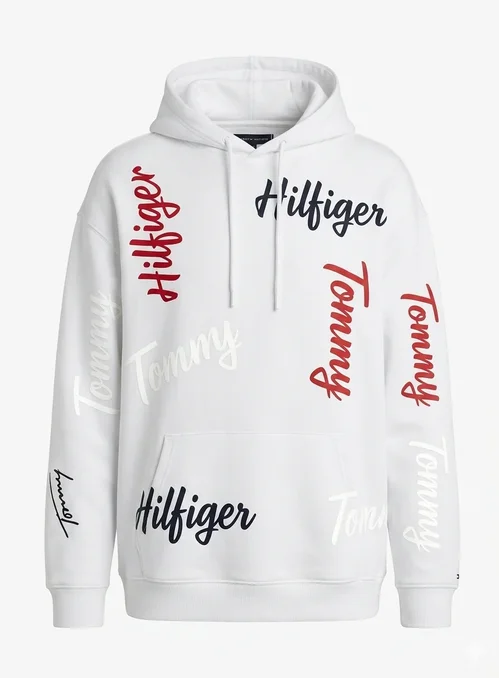 Hoddie Tommy Hilfiger Letter Chaos